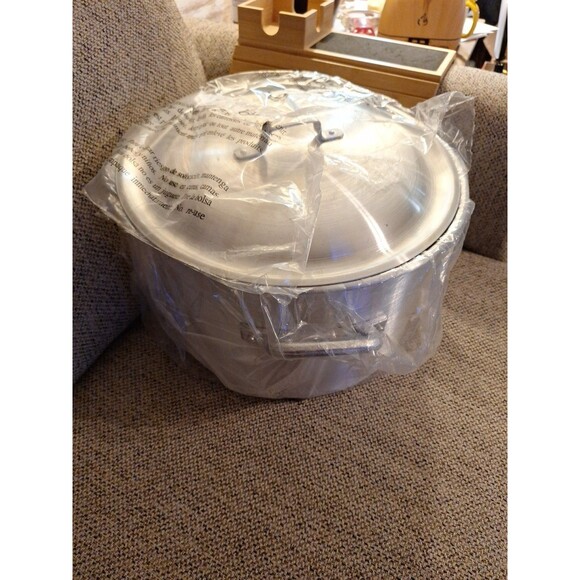 10QT Stainless Steel‎ Stock Pot with Steamer Basket For Seafood, Turkey Boil Pot - Picture 1 of 8